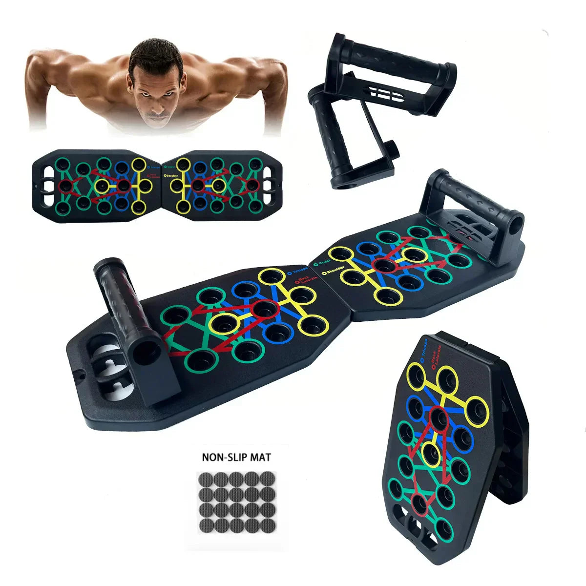 Color-Coded Push-Up Board β Full-Body Workout System β Epic Event Co